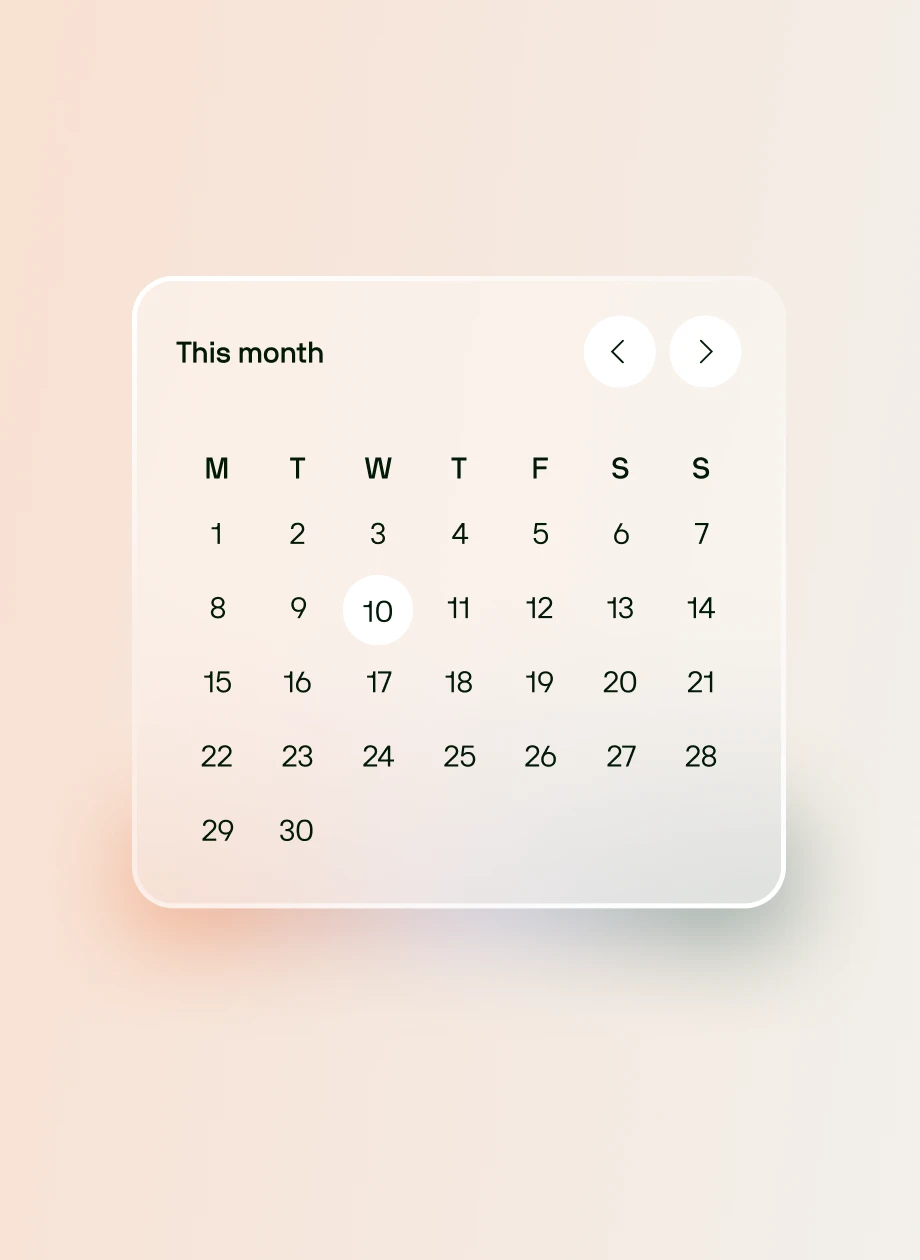 Flexible booking, unlimited support