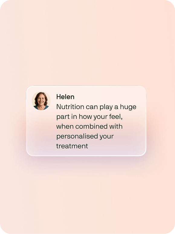 Nutrition appointment each month (optional)
